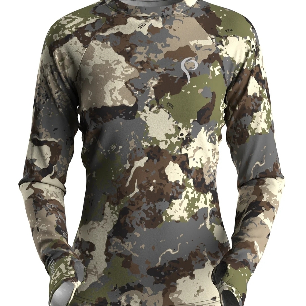 Camo Long Sleeve Women's Top